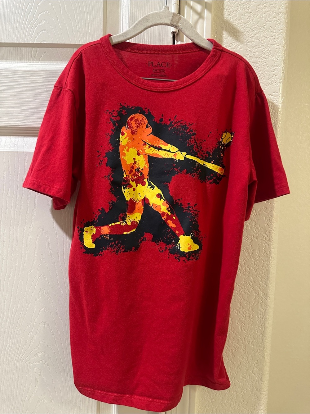 The Children's Place Red Short-Sleeve Baseball Graphic Tee